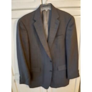 Hart Schaffner Marx Nordstrom Mens Brown Micro Check Sport Blazer Made in USA